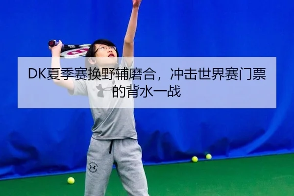 DK夏季赛换野辅磨合，冲击世界赛门票的背水一战